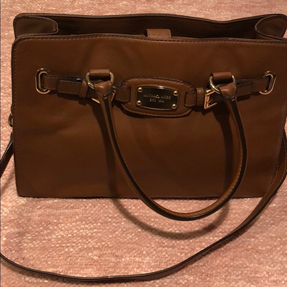 Michael kors leather tote